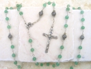 Aventurine Wire Wrapped Rosary