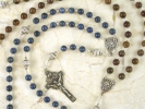 Sacred Heart Rosary with Crown of Thorns Motif