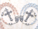 Czech Glass and Pearl Rosary