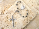 St. Ignatius Silver Leaf Jasper One Decade Rosary