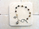 Black Agate Rosary Bracelet