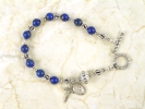 Lapis Rosary Bracelet