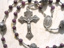 Limited Edition Ruby Divine Mercy Beaded Rosary